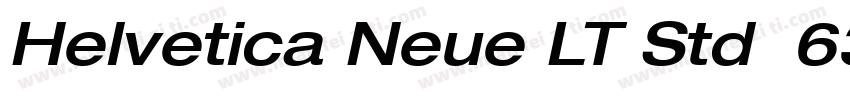 Helvetica Neue LT Std  63 Medium Ex字体转换